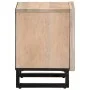 Mesitas de noche 2 uds madera de mango blanqueado 40x34x46 cm de , Mesitas de noche - Ref: Foro24-377423, Precio: 74,08 €, De...