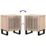 Mesitas de noche 2 uds madera de mango blanqueado 40x34x46 cm de , Mesitas de noche - Ref: Foro24-377423, Precio: 74,08 €, De...