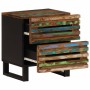 Mesitas de noche 2 uds de madera maciza reciclada 40x34x46 cm de , Mesitas de noche - Ref: Foro24-377435, Precio: 105,32 €, D...