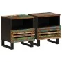 Mesitas de noche 2 uds de madera maciza reciclada 40x34x46 cm by , Nightstands - Ref: Foro24-377475, Price: 79,36 €, Discount: %