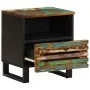 Mesitas de noche 2 uds de madera maciza reciclada 40x34x46 cm by , Nightstands - Ref: Foro24-377475, Price: 79,36 €, Discount: %