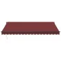Toldo retráctil manual color burdeos 450x350 cm de , Toldos - Ref: Foro24-3215002, Precio: 388,51 €, Descuento: %