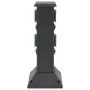 Columna de 4 enchufes de exterior negro y verde 16x16x39,5 cm de , Enchufes de pared - Ref: Foro24-4010098, Precio: 40,84 €, ...