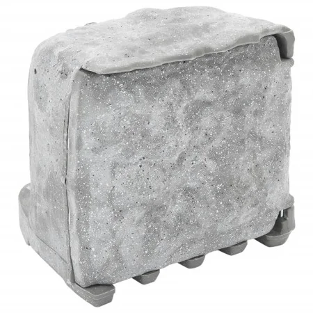 Enchufe de exterior con estaca y sensor de luz look piedra gris by , wall sockets - Ref: Foro24-4010102, Price: 55,76 €, Disc...