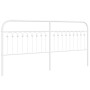 Cabecero de metal blanco 200 cm de , Cabeceros y pies de cama - Ref: Foro24-376687, Precio: 52,73 €, Descuento: %