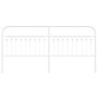 Cabecero de metal blanco 200 cm de , Cabeceros y pies de cama - Ref: Foro24-376687, Precio: 52,73 €, Descuento: %