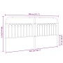 Cabecero de metal blanco 200 cm de , Cabeceros y pies de cama - Ref: Foro24-376687, Precio: 52,73 €, Descuento: %