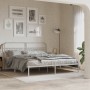 Cabecero de metal blanco 180 cm de , Cabeceros y pies de cama - Ref: Foro24-376685, Precio: 51,81 €, Descuento: %