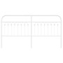 Cabecero de metal blanco 180 cm de , Cabeceros y pies de cama - Ref: Foro24-376685, Precio: 51,81 €, Descuento: %