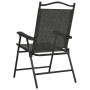 Sillas de jardín plegables 2 uds acero y textileno gris melange de , Sillas de jardín - Ref: Foro24-360197, Precio: 93,96 €, ...