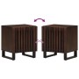 Mesitas de noche 2 uds madera maciza de mango 40x34x46 cm de , Mesitas de noche - Ref: Foro24-377421, Precio: 125,54 €, Descu...