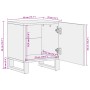 Mesitas de noche 2 uds madera maciza de mango 40x34x46 cm de , Mesitas de noche - Ref: Foro24-377421, Precio: 125,54 €, Descu...