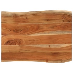 Tablero de mesa rectangular borde natural acacia 90x60x3,8 cm de , Tableros para mesas - Ref: Foro24-370645, Precio: 106,26 €...