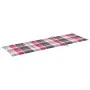 Lounger with checkered pattern cushion, impregnated pine wood by , Loungers - Ref: Foro24-3065862, Price: 134,25 €, Discount: %