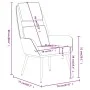 Sillón de relax de tela azul de , Sillones - Ref: Foro24-341316, Precio: 124,55 €, Descuento: %