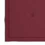 Sillas de jardín 4 uds con cojines rojo tinto madera de teca de , Sillas de jardín - Ref: Foro24-3062577, Precio: 254,73 €, D...