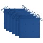 Sillas de jardín 6 uds con cojines azul real madera de teca de , Sillas de jardín - Ref: Foro24-3065600, Precio: 387,74 €, De...