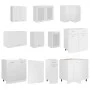 Juego de muebles de cocina 11 piezas madera ingeniería blanco de , Armarios de cocina - Ref: Foro24-3067664, Precio: 776,80 €...
