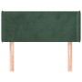 Cabecero de terciopelo verde oscuro 103x16x78/88 cm de , Cabeceros y pies de cama - Ref: Foro24-3118533, Precio: 43,81 €, Des...