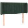 Cabecero de terciopelo verde oscuro 83x16x78/88 cm de , Cabeceros y pies de cama - Ref: Foro24-3119039, Precio: 41,79 €, Desc...
