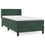 Box spring bed with dark green velvet mattress 80x200 cm by , Beds and slatted bases - Ref: Foro24-3130988, Price: 267,02 €, ...