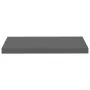 Estantes flotante de pared 4 uds MDF gris brillo 60x23,5x3,8 cm de vidaXL, Estantes y estanterías - Ref: Foro24-323792, Preci...