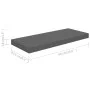 Estantes flotante de pared 4 uds MDF gris brillo 60x23,5x3,8 cm de vidaXL, Estantes y estanterías - Ref: Foro24-323792, Preci...