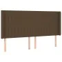 Box spring bed with LED lights, dark brown fabric mattress, 200x200 cm. by , Beds and slatted bases - Ref: Foro24-3138504, Pr...