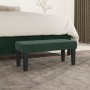Banco de terciopelo verde oscuro 70x30x30 cm de , Bancos - Ref: Foro24-346641, Precio: 45,12 €, Descuento: %