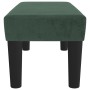 Banco de terciopelo verde oscuro 70x30x30 cm de , Bancos - Ref: Foro24-346641, Precio: 45,12 €, Descuento: %