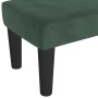 Banco de terciopelo verde oscuro 70x30x30 cm de , Bancos - Ref: Foro24-346641, Precio: 45,12 €, Descuento: %