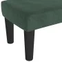 Banco de terciopelo verde oscuro 70x30x30 cm de , Bancos - Ref: Foro24-346641, Precio: 44,66 €, Descuento: %