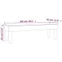 Schwarze Kunstlederbank 100x30x30 cm von , Banken - Ref: Foro24-346660, Preis: 58,91 €, Rabatt: %