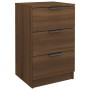 Mesita de noche color marrón roble 40x36x65 cm de , Mesitas de noche - Ref: Foro24-817055, Precio: 68,45 €, Descuento: %