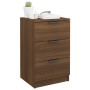Mesita de noche color marrón roble 40x36x65 cm de , Mesitas de noche - Ref: Foro24-817055, Precio: 68,45 €, Descuento: %