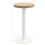 Mesa de bistró MDF marrón claro 40 cm de , Mesas de cocina y de comedor - Ref: Foro24-286414, Precio: 99,24 €, Descuento: %