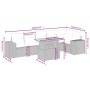 Set sofás de jardín 7 piezas y cojines ratán sintético beige de , Conjuntos de jardín - Ref: Foro24-3272648, Precio: 492,26 €...