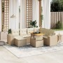 Juego de sofás de jardín con cojines beige 8 pzas ratán PE de , Conjuntos de jardín - Ref: Foro24-3272752, Precio: 555,26 €, ...