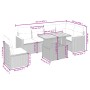 Set sofás de jardín 7 piezas y cojines ratán sintético beige de , Conjuntos de jardín - Ref: Foro24-3273103, Precio: 467,29 €...