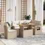 Juego de sofás jardín con cojines 6 pzas ratán sintético beige de , Conjuntos de jardín - Ref: Foro24-3271758, Precio: 444,43...