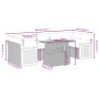 Set sofás de jardín 7 piezas y cojines ratán sintético beige de , Conjuntos de jardín - Ref: Foro24-3273859, Precio: 473,82 €...