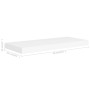 Estantes flotantes de pared 2 uds MDF blanco 60x23,5x3,8 cm de vidaXL, Estantes y estanterías - Ref: Foro24-323812, Precio: 3...