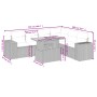 Set sofás de jardín 7 piezas y cojines ratán sintético beige de , Conjuntos de jardín - Ref: Foro24-3272655, Precio: 492,26 €...