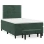 Box spring bed with dark green velvet mattress 120x190 cm by , Beds and slatted bases - Ref: Foro24-3270466, Price: 438,70 €,...