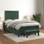 Box spring bed with dark green velvet mattress 120x190 cm by , Beds and slatted bases - Ref: Foro24-3270466, Price: 438,70 €,...