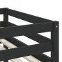 High bed for children with pink pine wood curtains 80x200 cm by , Beds and slatted bases - Ref: Foro24-3283816, Price: 182,79...