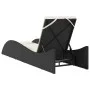Tumbona con cojín ratán sintético negro 60x205x73 cm by , Loungers - Ref: Foro24-368278, Price: 152,17 €, Discount: %