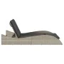 Tumbona con cojines ratán sintético gris claro 114x205x73 cm by , Loungers - Ref: Foro24-368292, Price: 267,19 €, Discount: %