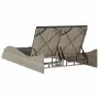 Tumbona con cojines ratán sintético gris claro 114x205x73 cm by , Loungers - Ref: Foro24-368292, Price: 267,19 €, Discount: %