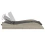 Tumbona con cojines ratán sintético gris claro 114x205x73 cm by , Loungers - Ref: Foro24-368292, Price: 267,19 €, Discount: %